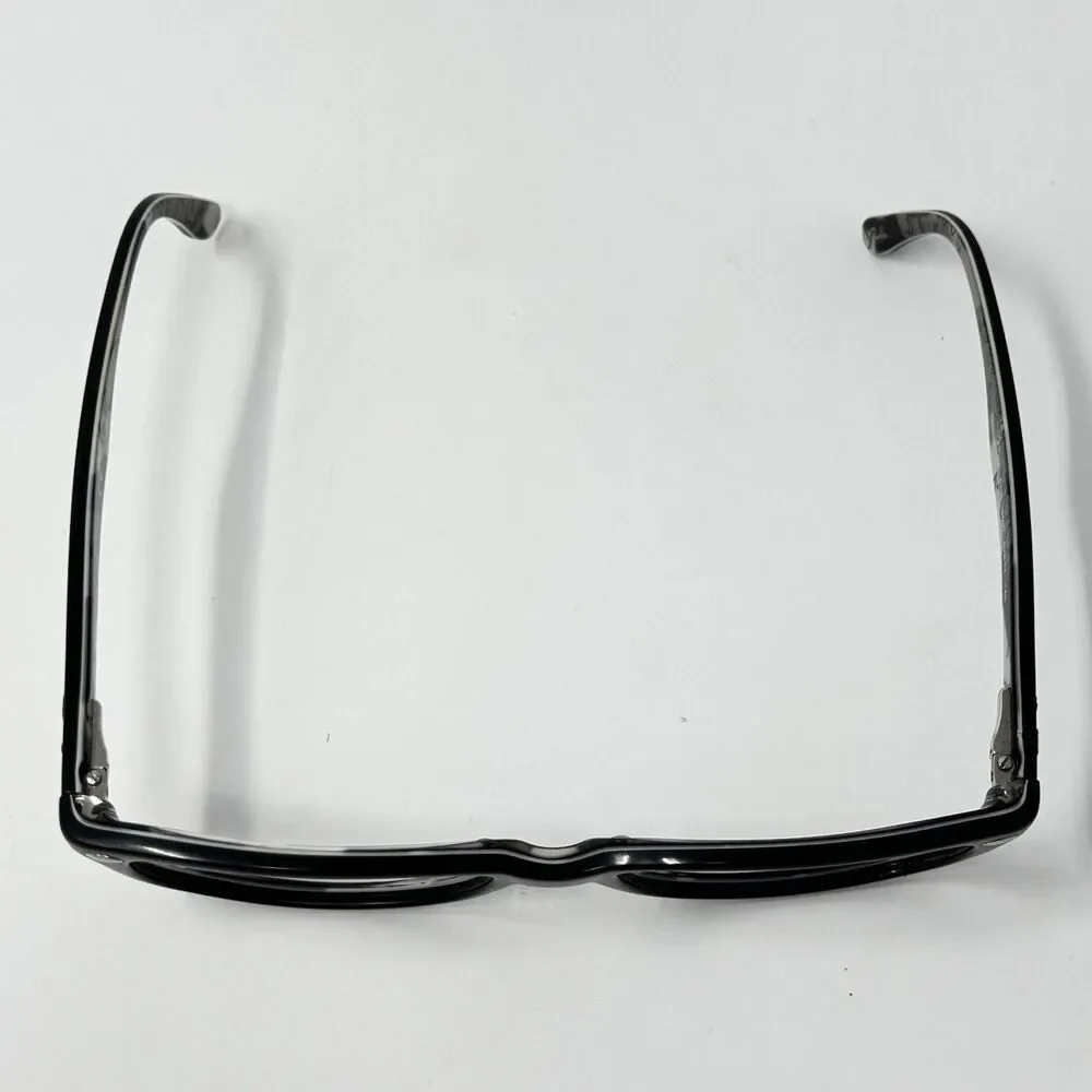 Ray-Ban RB5228 5405 Black Grey Logo Print Eyeglass Frames 53-17-140 Authentic